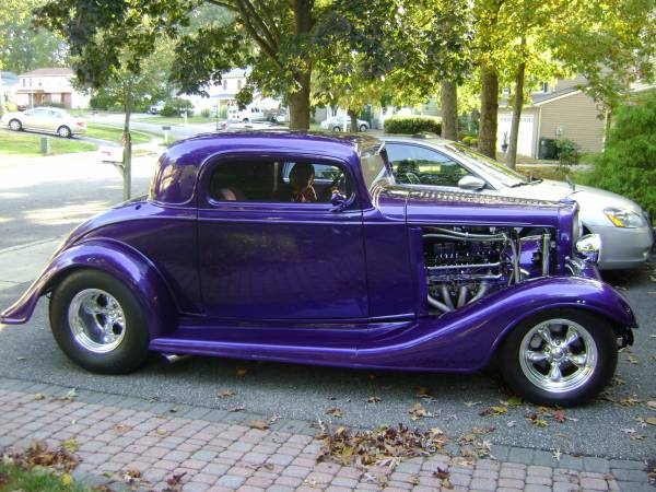 1933 Chevy Coupe - All Steel, Chopped / Suicide Doors