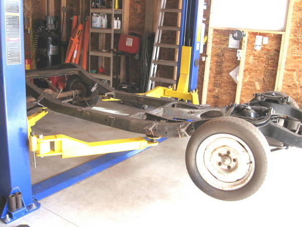 55 Ford Hotrod begins to take shape