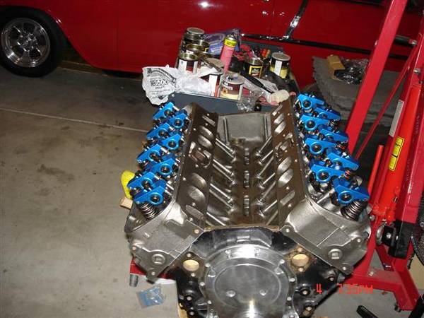 Pics from the 454 being built