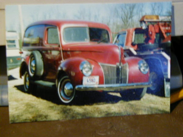 40 Ford panel truck