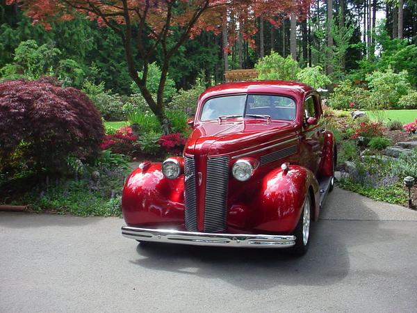 Buick in the yard...