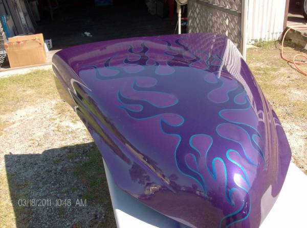 chopped channeled body work and paint by Randy and Kyle